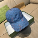 Gucci Blue with pink snake print hat Yupoo AAAA+