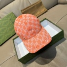Gucci GG monogram baseball cap Orange hat Yupoo AAAA+