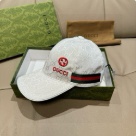 Gucci White Red Green hat Yupoo AAAA+