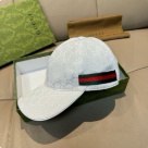 Gucci White with Green Red Black stripe hat Yupoo AAAA+
