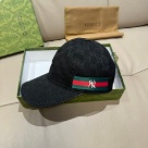 Gucci baseball cap with NY emblem Black hat Yupoo AAAA+