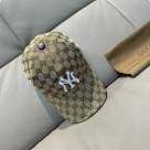 Gucci baseball cap Beige Brown hat 001 Yupoo AAAA+