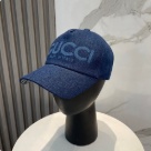GUCCI baseball cap Denim Blue hat Yupoo AAAA+